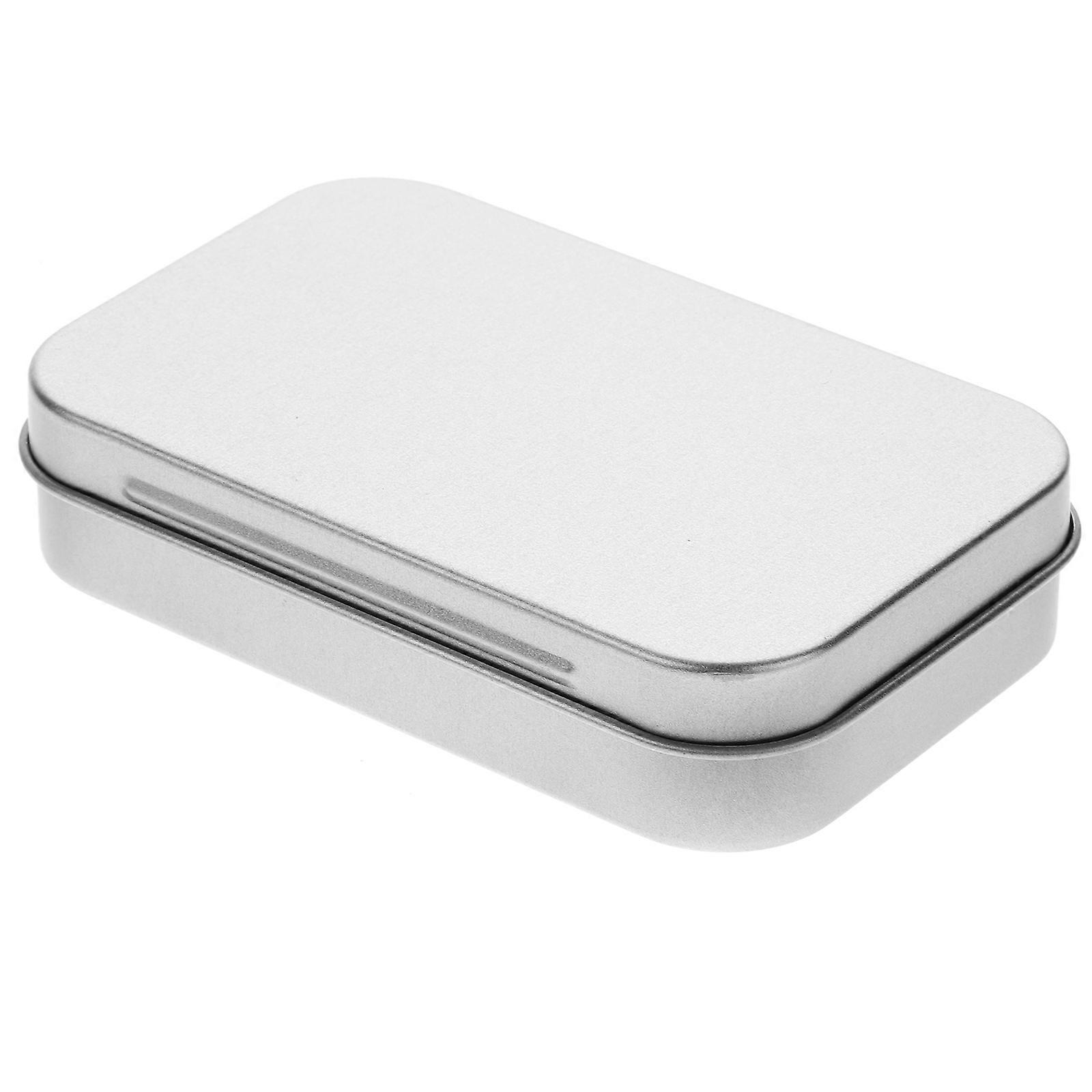 Metal Box with Lid for Storage Use 5Pcs Compact Small Storage Tins