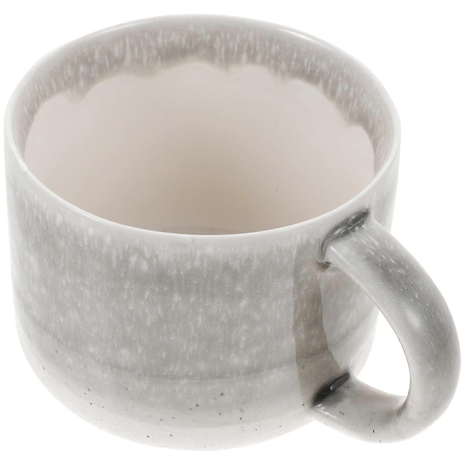 Reusable 2Pcs Ceramic Coffee Mug Set With Classic Design Handle For Special Occasions Birthday Holiday Use