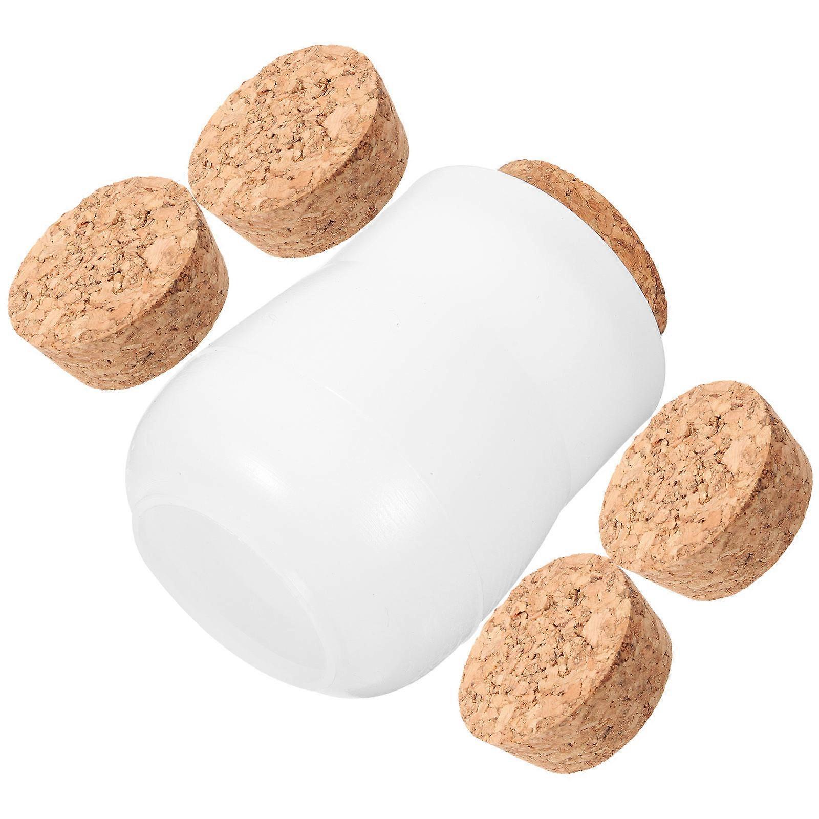 Silicone Storage Jar Mold for Handmade Bottle Craft 2Sets