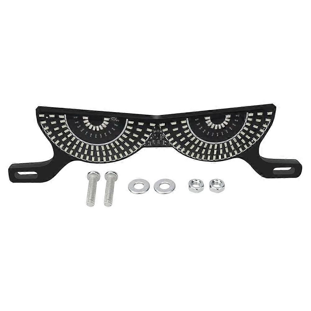 Motorcycle License Plate Devil Eye Decorative Light
