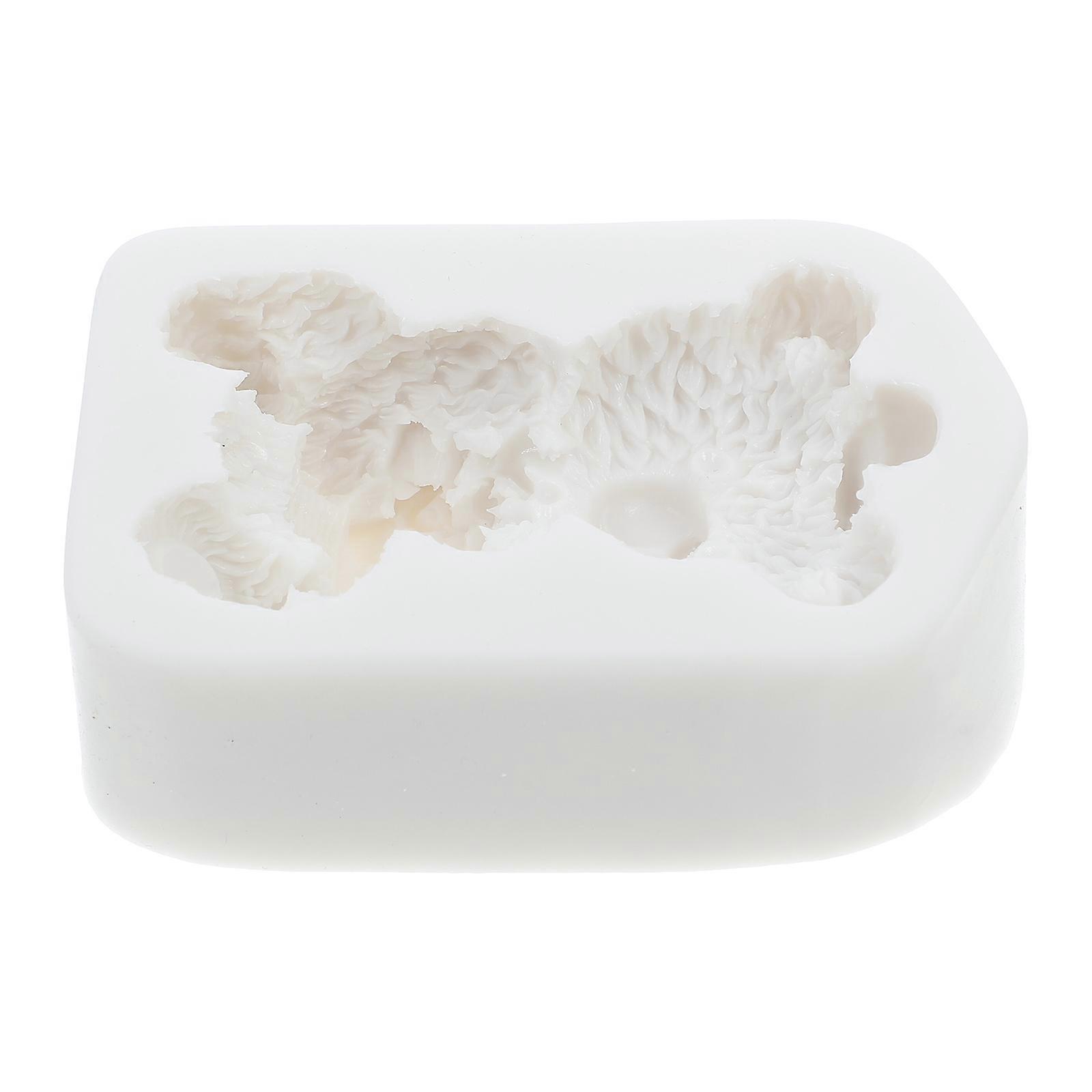 Bear Silicone Chocolate Mold for Resin Casting with Bear Cake Decoration