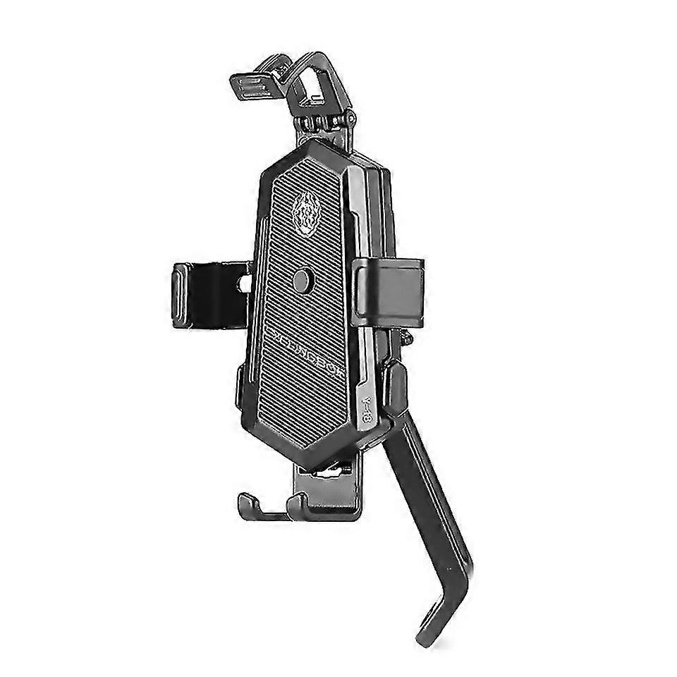 For Bicycle Mobile Phone Holder Can Rotate And Adjust Fixed Aluminum Alloy Bracket Automatic Grab Br