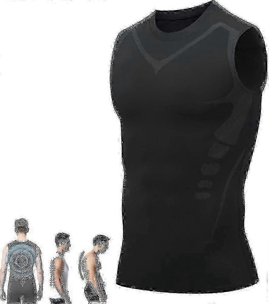 Men's Chest Shaping Compression Top For Muscle Support Development