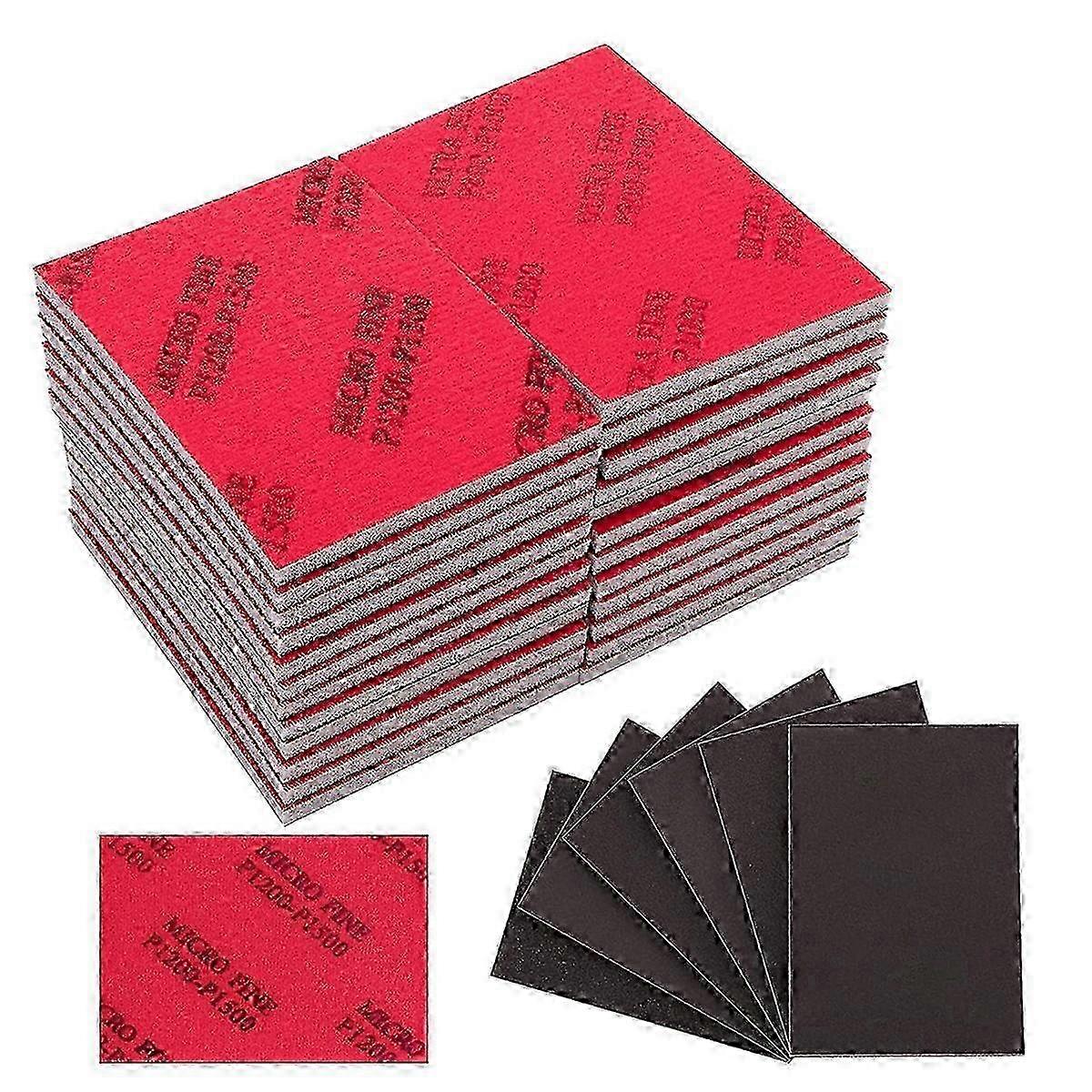 320-3000 Grit Sanding Sponge Set, Fine Foam Sanding Pads, Wet Sanding Paper, Sanding Sponges for Woo