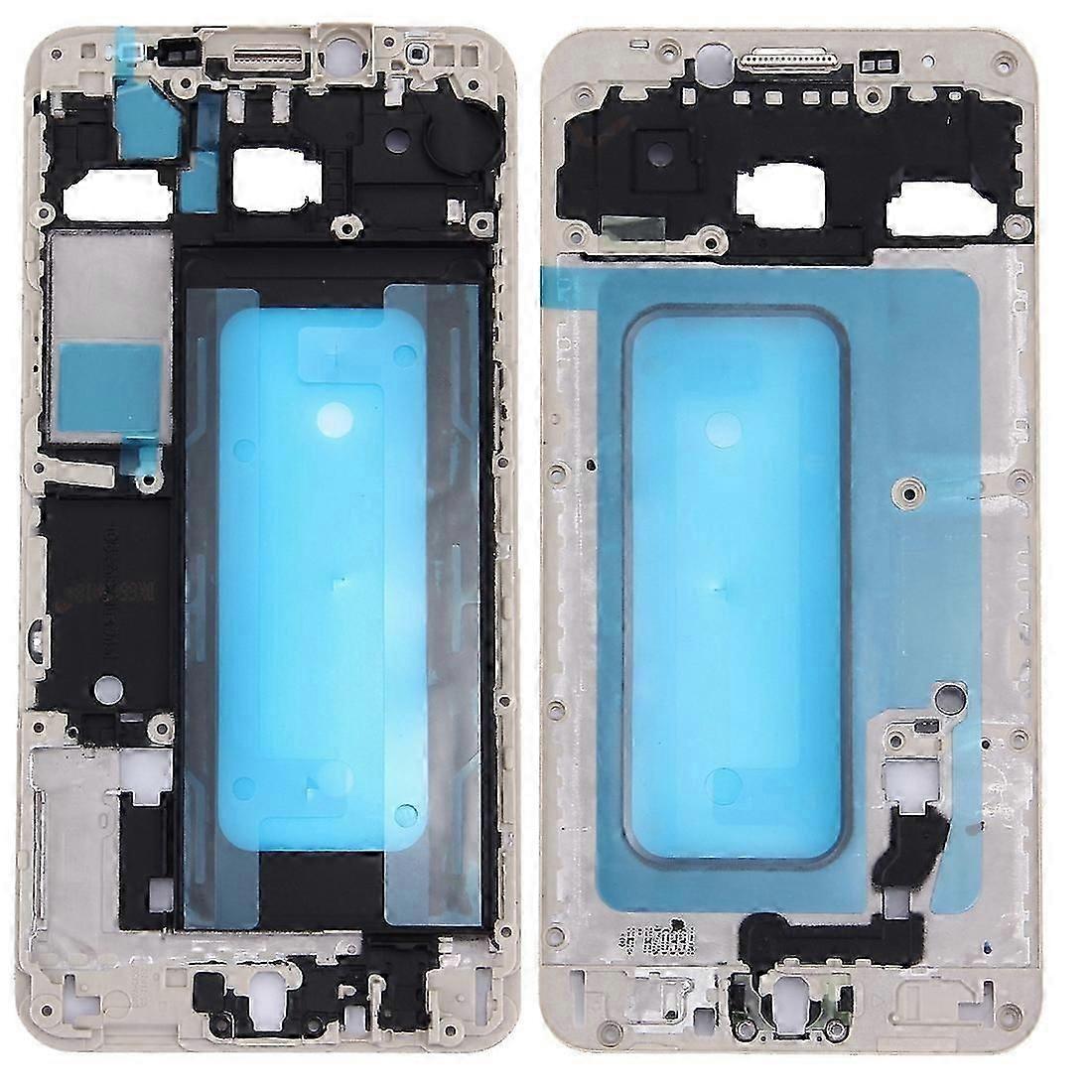 For Galaxy C5 / C5000 Front Housing LCD Frame Bezel Plate (Gold)