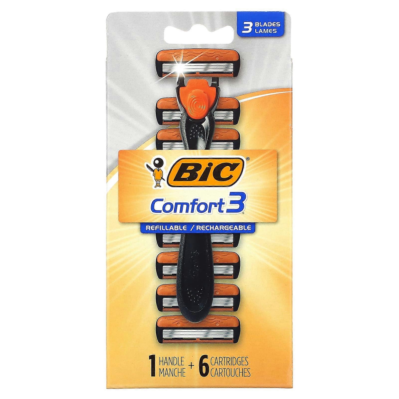 Comfort 3, 1 Handle, 6 Cartridges