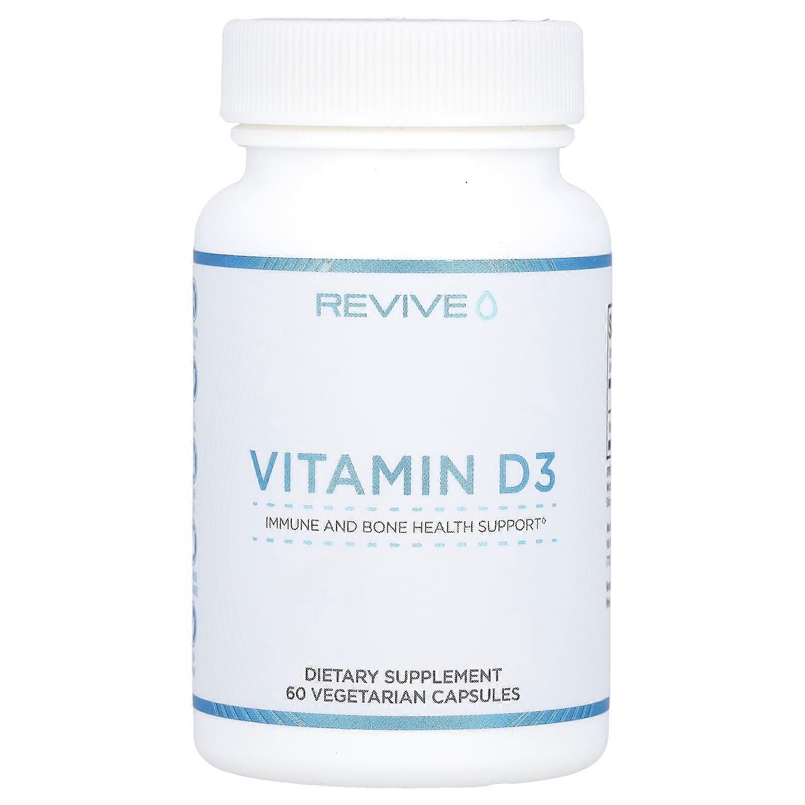 Vitamin D3, 60 Vegetarian Capsules