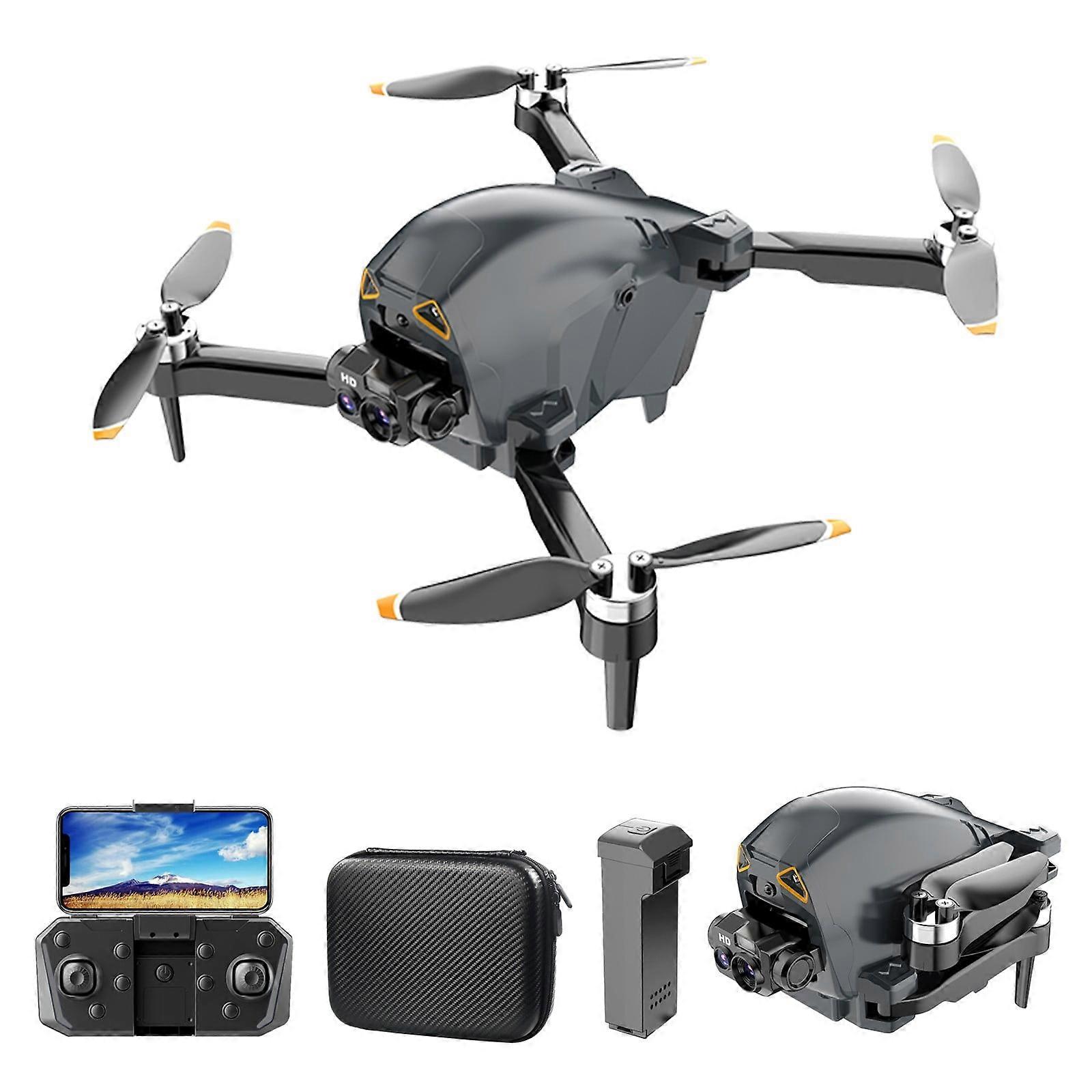 Mini Drone with Camera, FPV RC Quadcopter with Altitude Hold & Obstacle Avoidance, 2.4G Brushless Motor, Cool Design for Adults