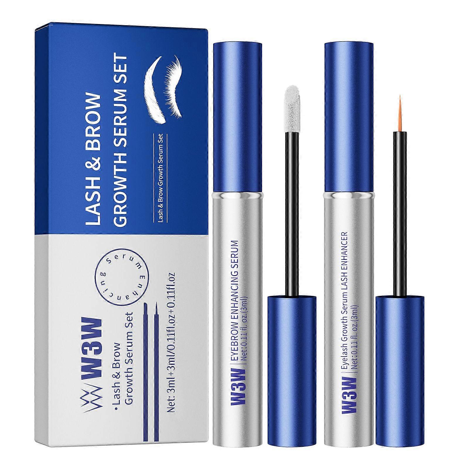 Lash and Brow Serum With 15 Plant Extracts for Longer LashesEyelash and Eyebrow Growth Serum For Thicker and Fuller Lashes