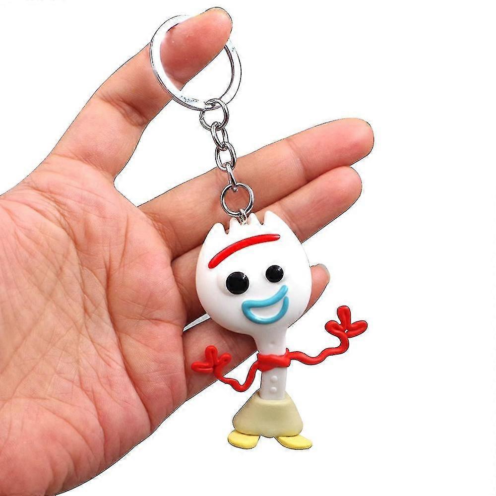 Disney Toy Story Buzz Lightyear Action Figure Collectible Doll with Keychain for Bag or Car