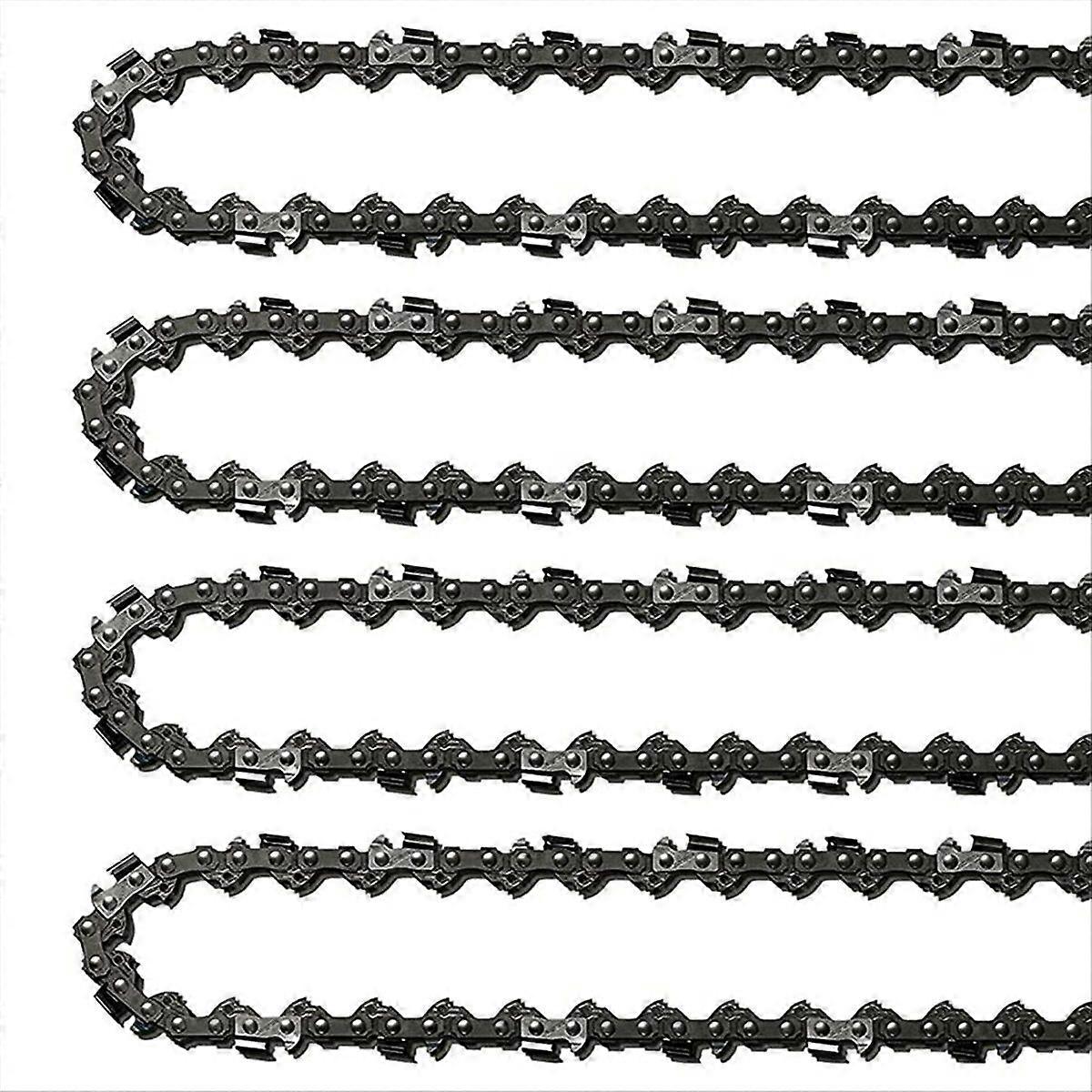 4Pc 18In Chainsaw Chain 62 0.05In Gauge, 3/8In Pitch, 18In