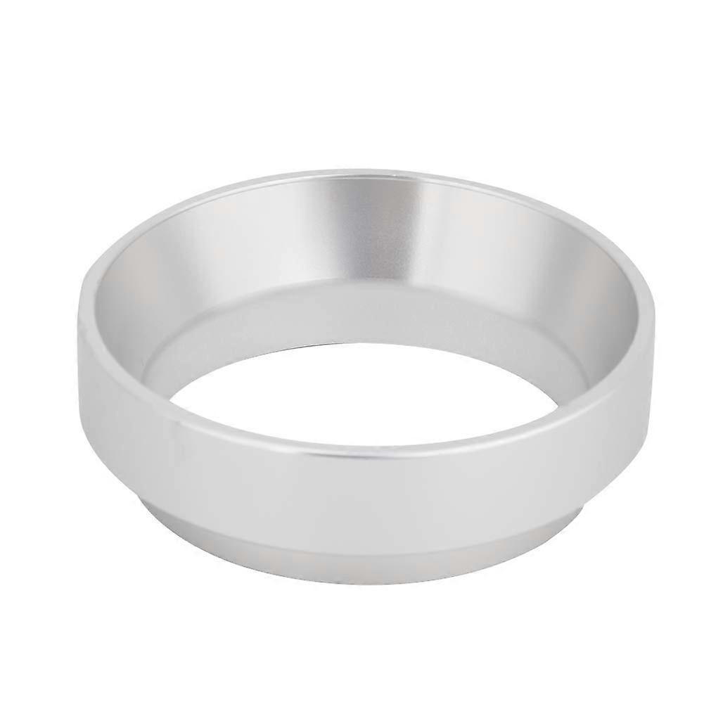 Dosing Ring 58mm Aluminum Coffee Dosing Funnel Replacement, Lightweight, Easy Installation, Silver For Coffee Lovers