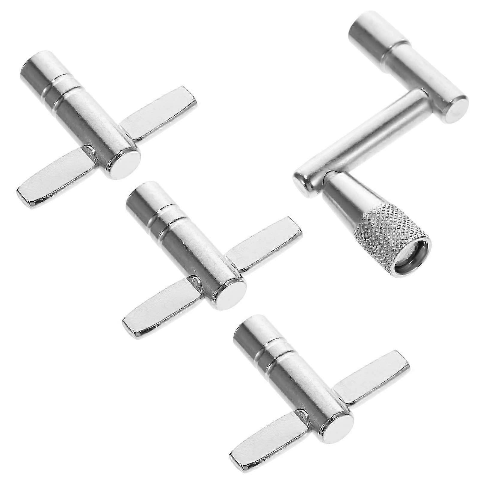 4-Piece Drum Key Set with T-Shaped Drum Keys, Durable Drum Kit Tools for Drummers, Gift for Music Lovers