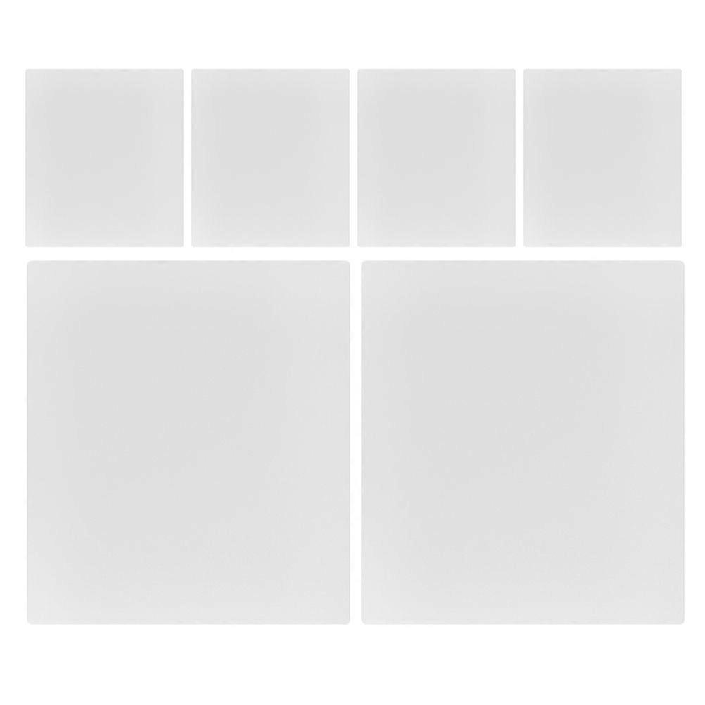 6pcs Clear PVC Drawing Mat for 3D Printing Pen Transparent Craft Mat Painting Mat Pen Painting Drawing Copy Boards for Translucent Sketch Tool