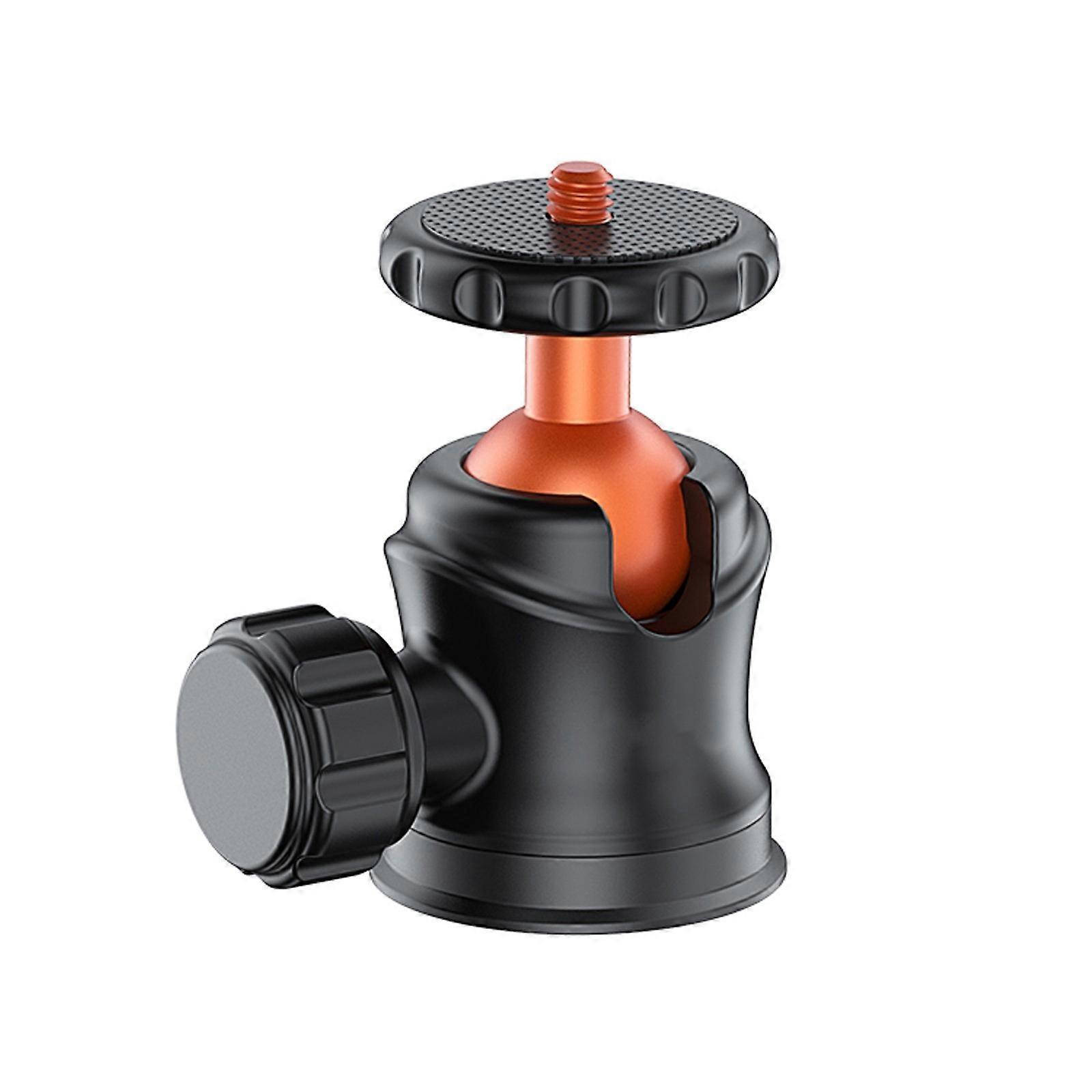 Aluminum Camera Bracket Magnetic Rotatable Ball Head 1/4inch Thread Multiple Angle Adjustment For Video Recording Equipment Multicolor