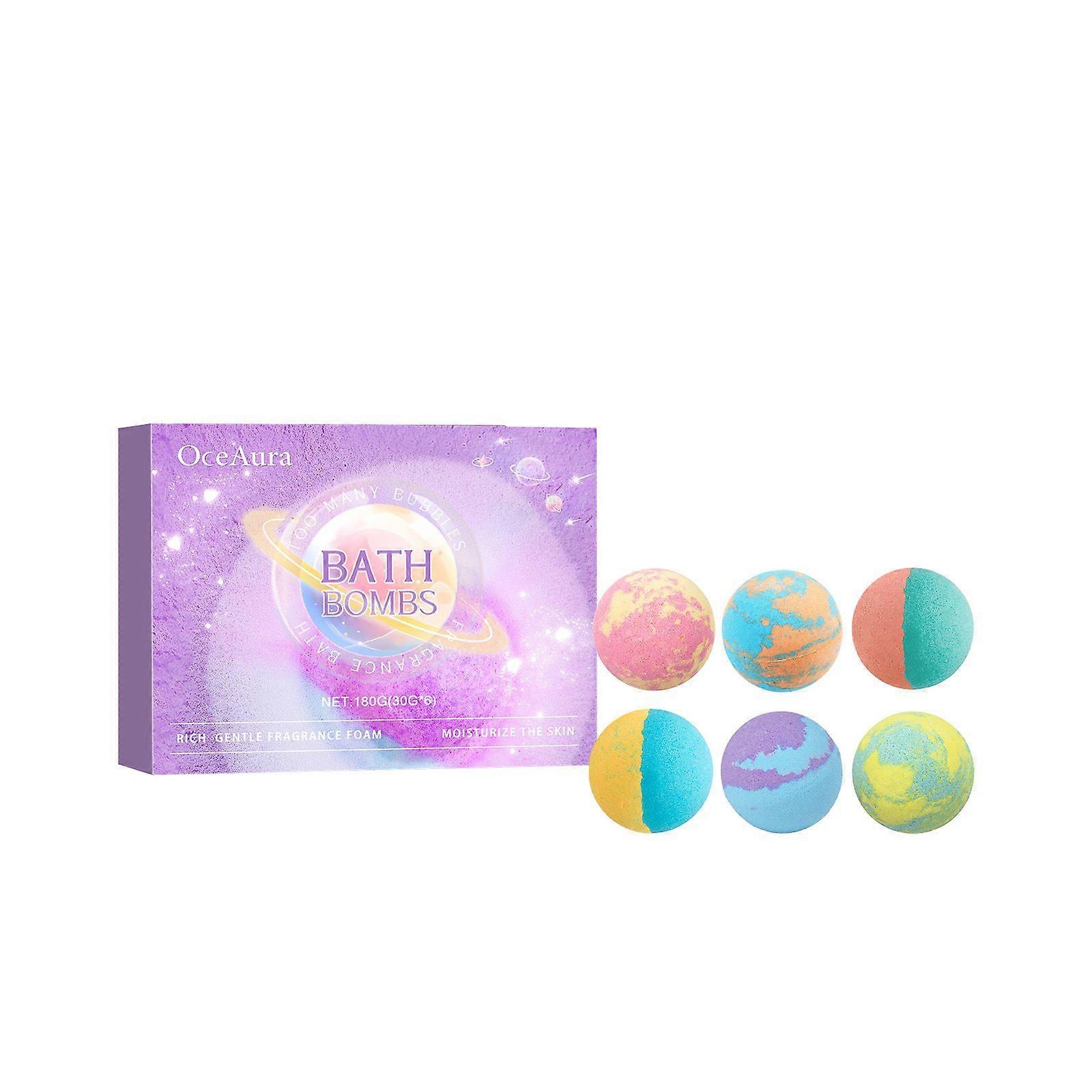 Bubble Salt Bath Balls Are Carefully Formulated With Lavender Extract And Rose Extract