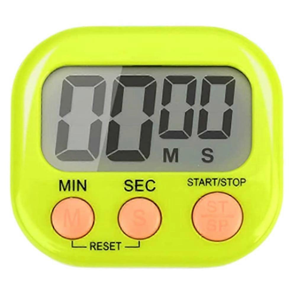 Wrvxzio Small Digital Kitchen Timer Back and ON/Off Switch,Minute Second Count Up Countdown