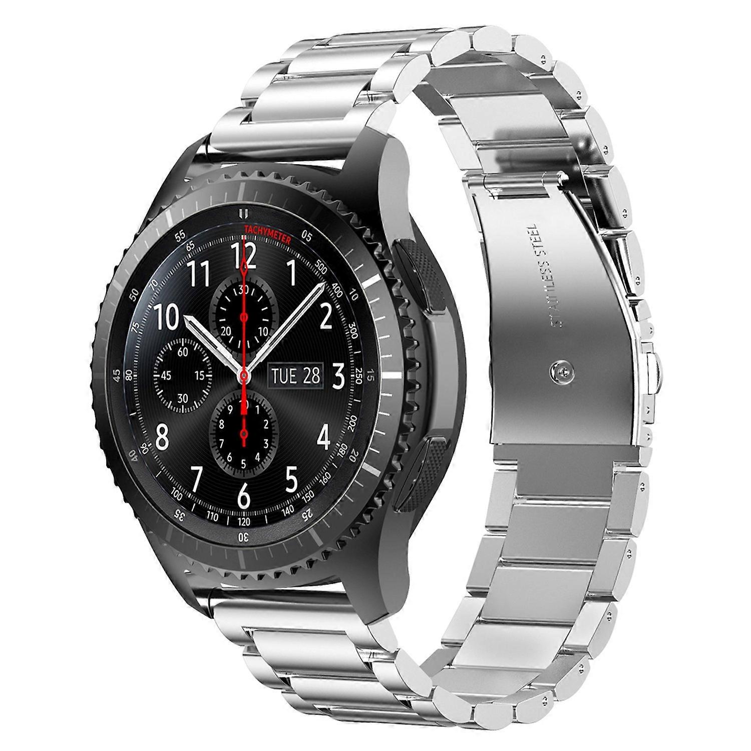 腕带 22 毫米替换表带兼容三星 Galaxy Gear S3 / Gear 2、适用于 Watch 2 Pro 的华为 Watch GT、用于 Pepple Time 的 Ticwatch Pro、Amazfit Pace 等等。