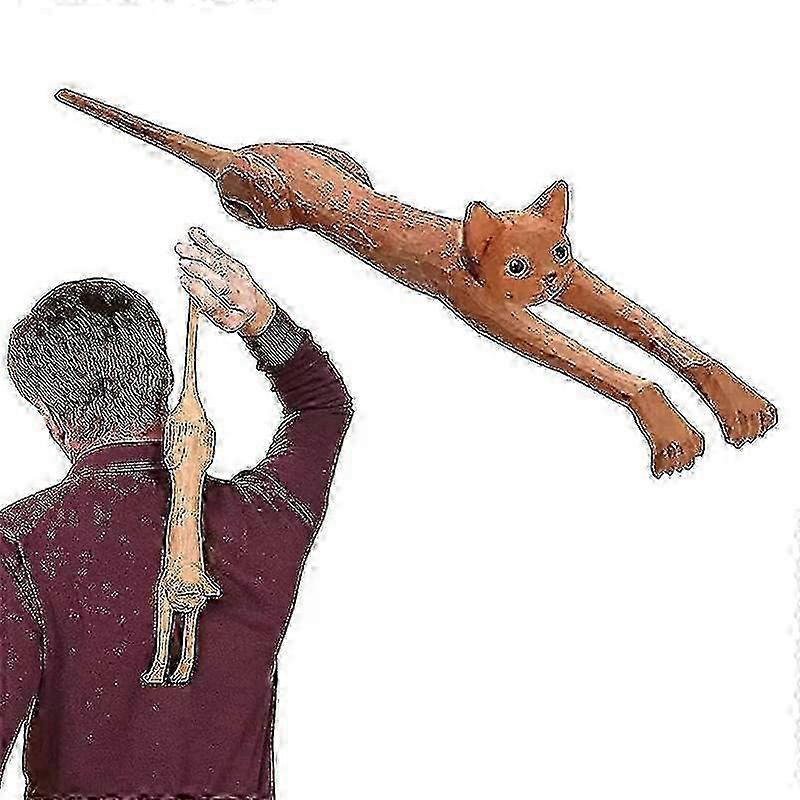 Cat-Shaped Back Scratcher Handheld Wooden Back Massage Manual Back Scratcher