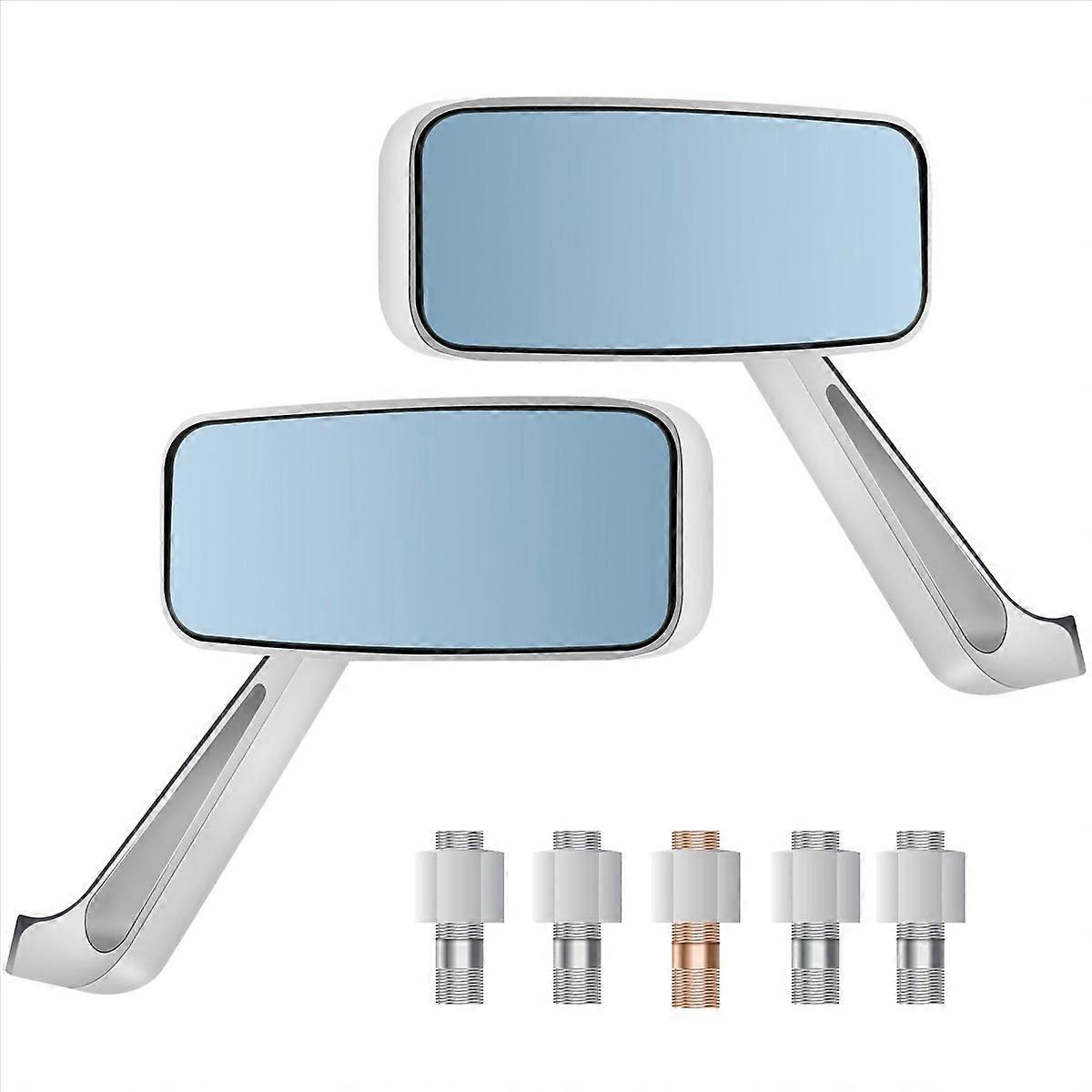 Motorcycle Rearview Mirrors Chrome 8/10Mm For 