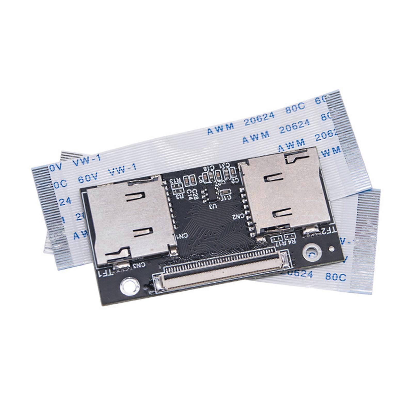 2 Slot T Memory Cards To 40PIN Interfaces Conversion Expansion Cards For Computer Industrial Control Recorders Multicolor