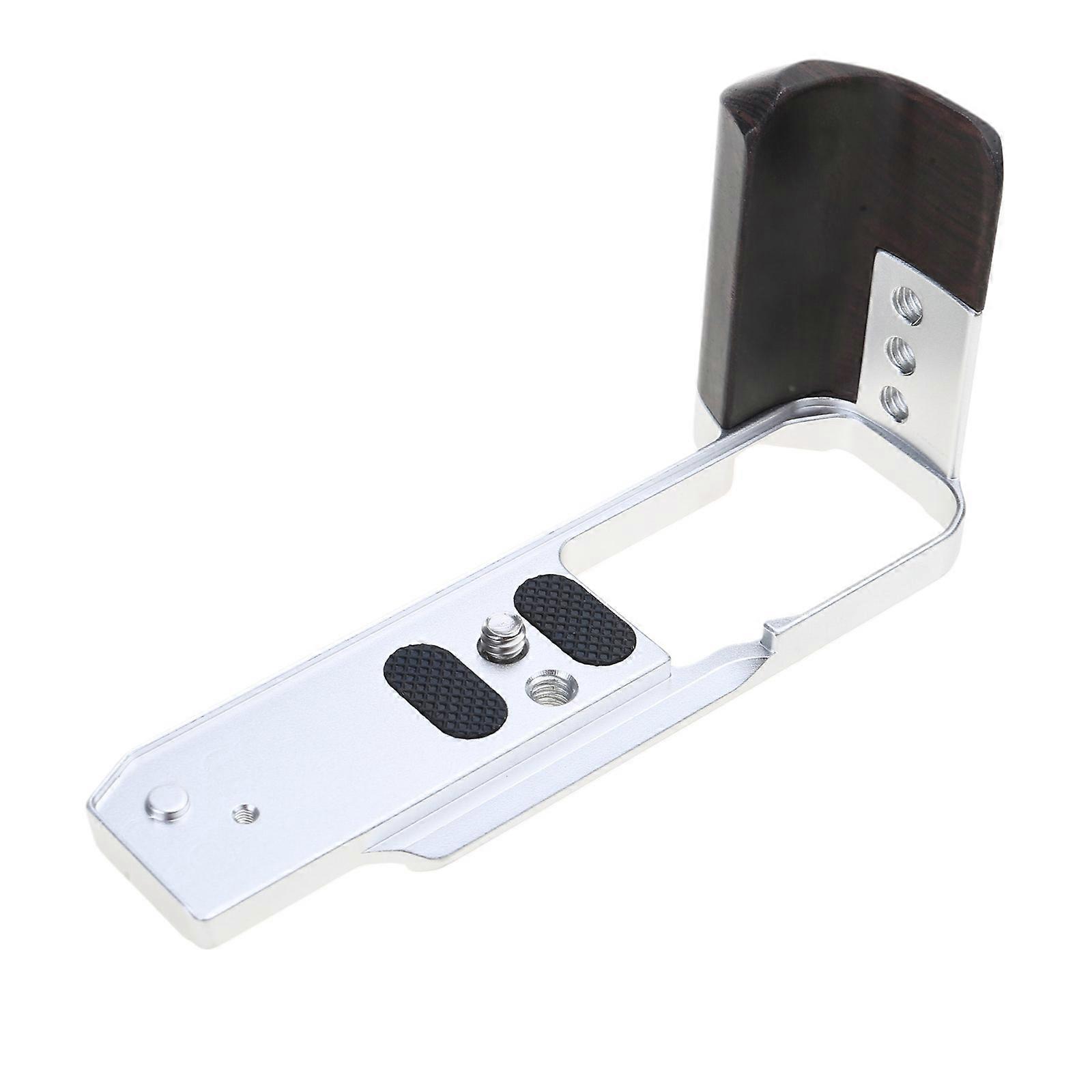 L Shape Bracket Quick Release Plate Vertical Video Shooting Universal DSLR Camera L Bracket for ZFC Mount Camera  silver