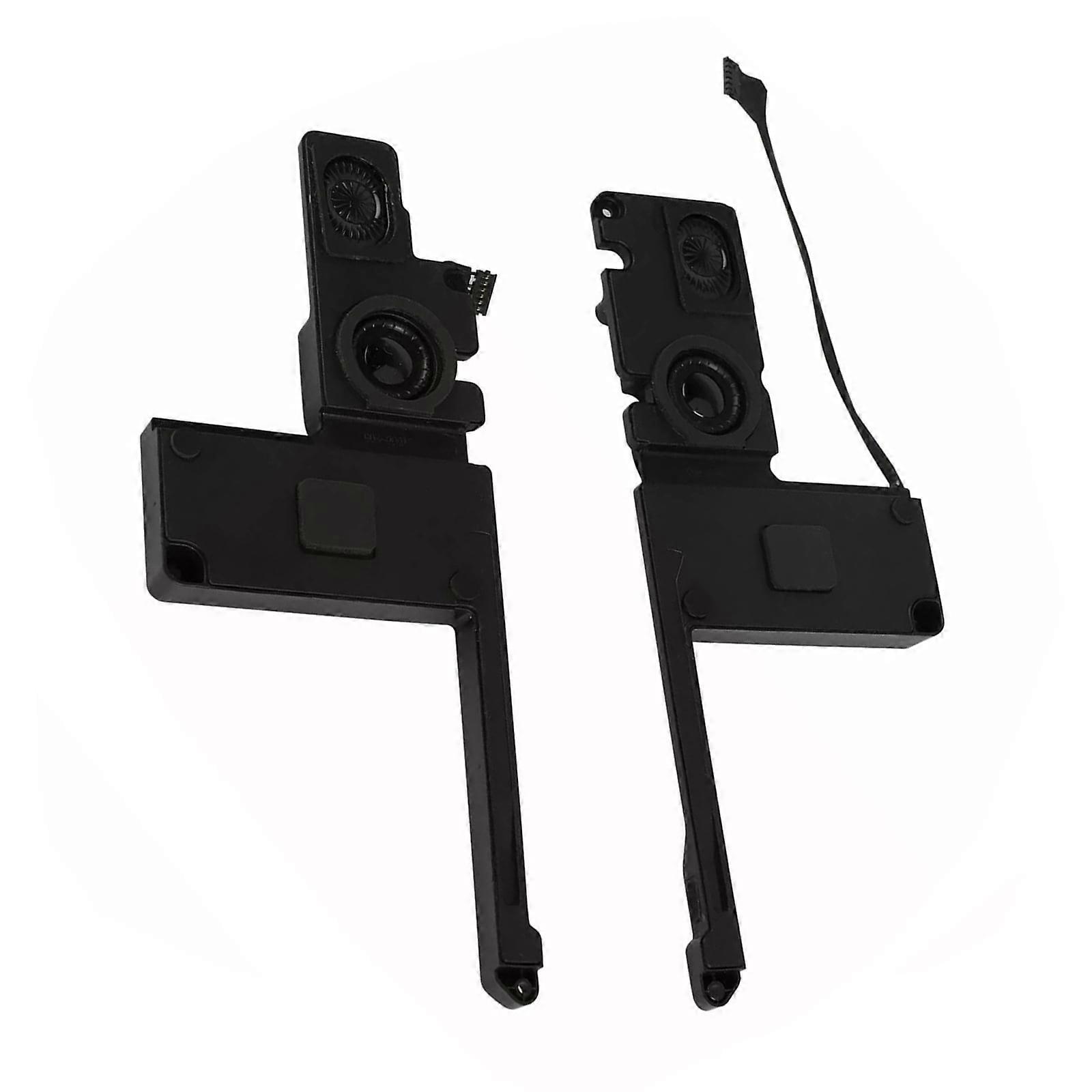 Robust Speaker Kit Left & Right, Black, Plastic, Ensures Clear Sound for MacBook Affected Models