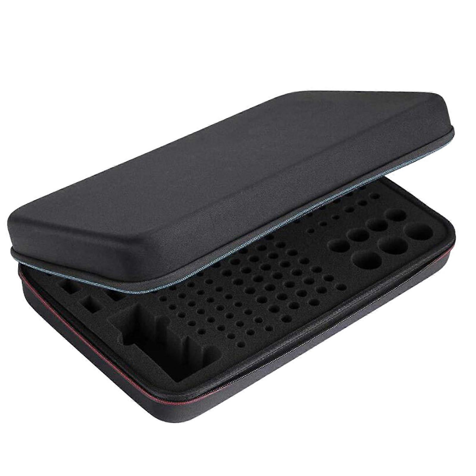 Battery Storage Bag Organiser Case AA Dry Batteries Plastic Compartments