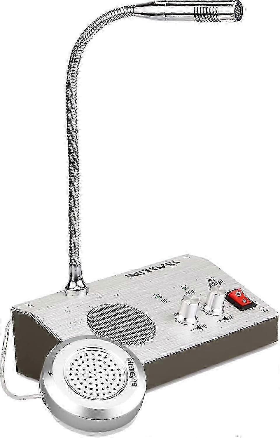 Two Way Window Intercom System, Office Communication System, Loudspeakers for Use in Hospitals, Banks, Stores, Offices, and Ticket Offices