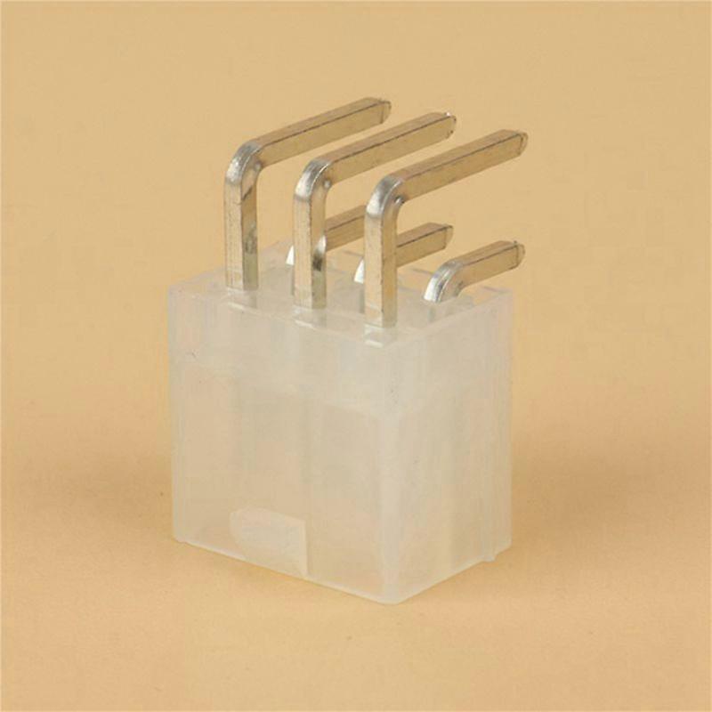 1000Pcs 4.2MM 6 Pin Header Male Pin for Graphics Card GPU PCI-E PCIe Power Connector Right Angle Thr