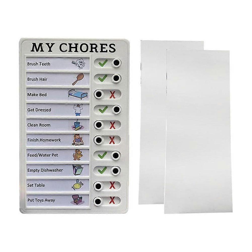 Memo Plastic Board Chore Chart Reusable RV Checklist My Chores Elder Notes Car