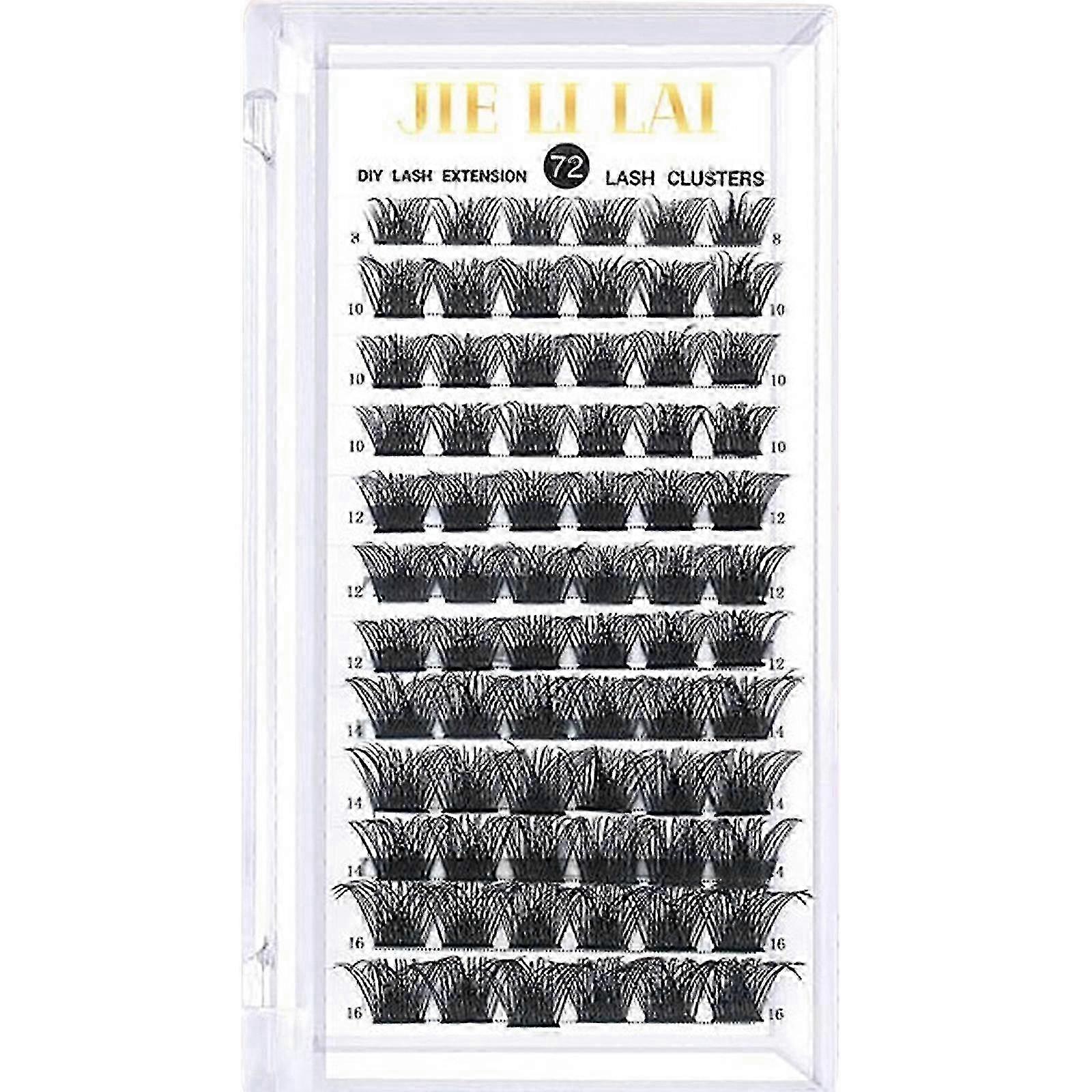 2025 Wide Stem Individual Lashes C/D Curl 8-16mm Length DIY Eyelash Extension False Eyelashes Fluffy Styles Soft for Personal Makeup