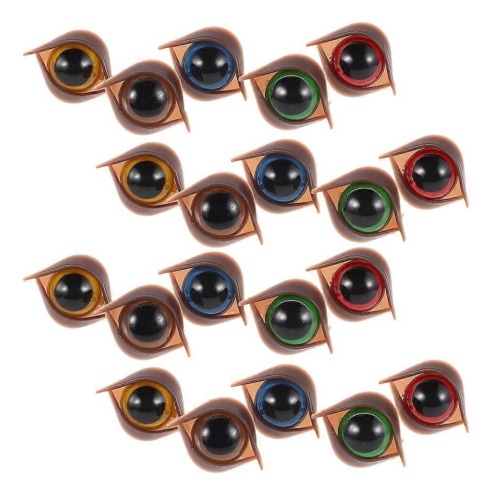 Realistic Doll Eyes for Craft Making 50Pcs Plastic Safety Eyes with Washers