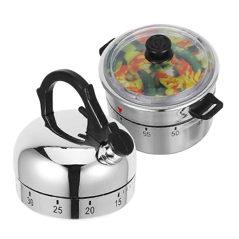 Mechanical Kitchen Timer for Cooking 2Pcs Timers Accurate Countdown