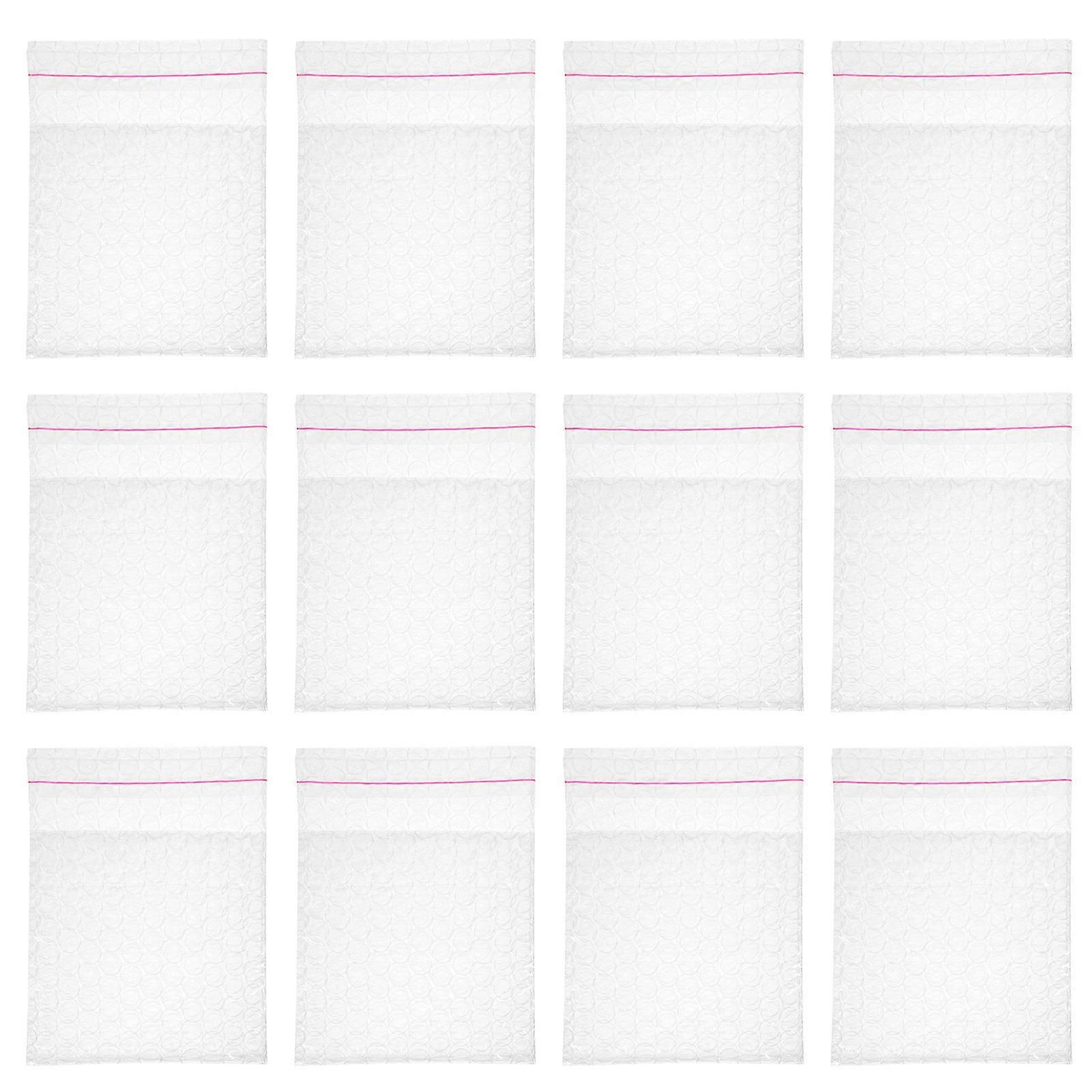 Transparent Double Layer Shockproof Bubble Mailers with Self-Seal for Packaging 7 x 10 inches