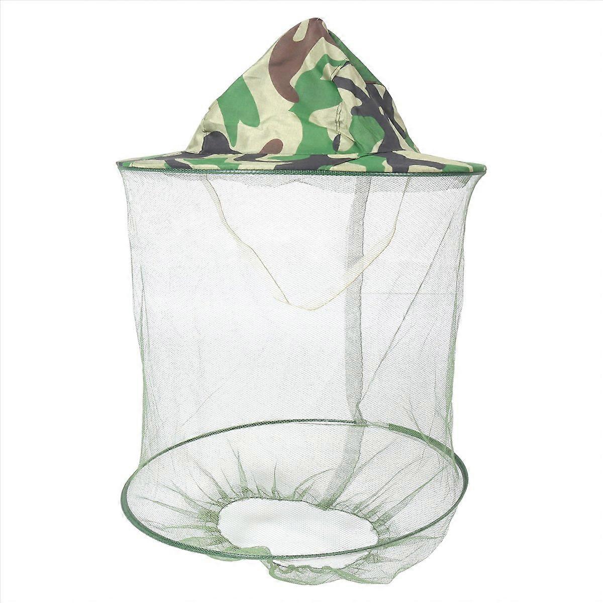 Camouflage Patten Beekeeper Hat Beekeeping Face Mask