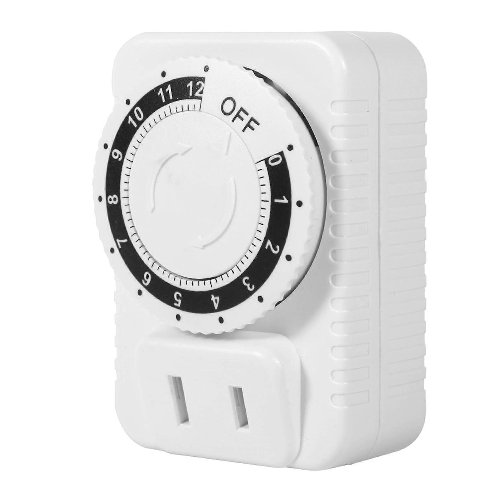 Goick Timer Socket,1Pc 12 Hour Electrical Mechanical Time Wall Plug Switch Digital Countdown Timer Socket Hot