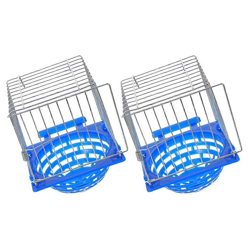 2Pcs Bird Nesting Box for Pigeon with Durable Iron Wire Construction