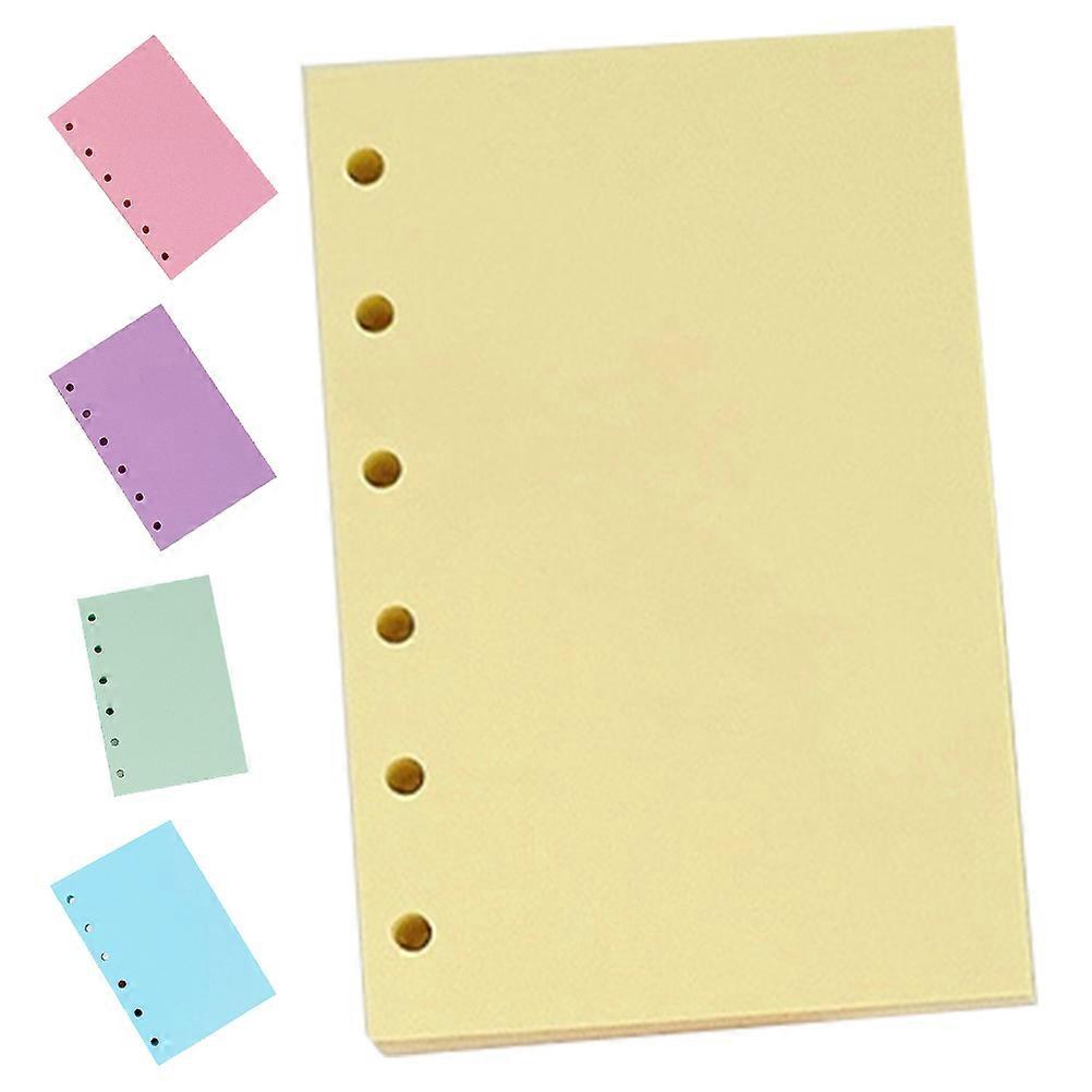 Multi Color Loose Leaf Paper Refills for 6 Ring Binder Planner with 250 Pages