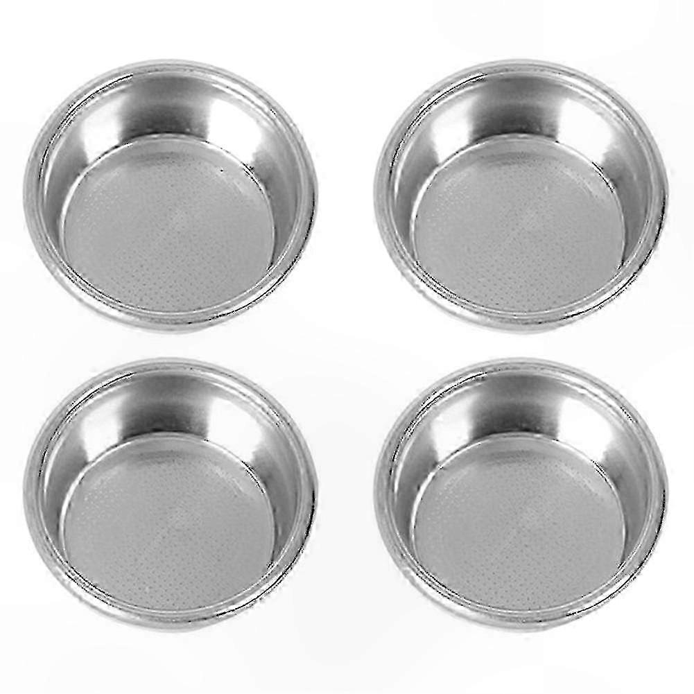 4-Pack 54mm Filter Basket for Semi-Automatic Espresso Machines, Compatible with 870/875/878/880 Models