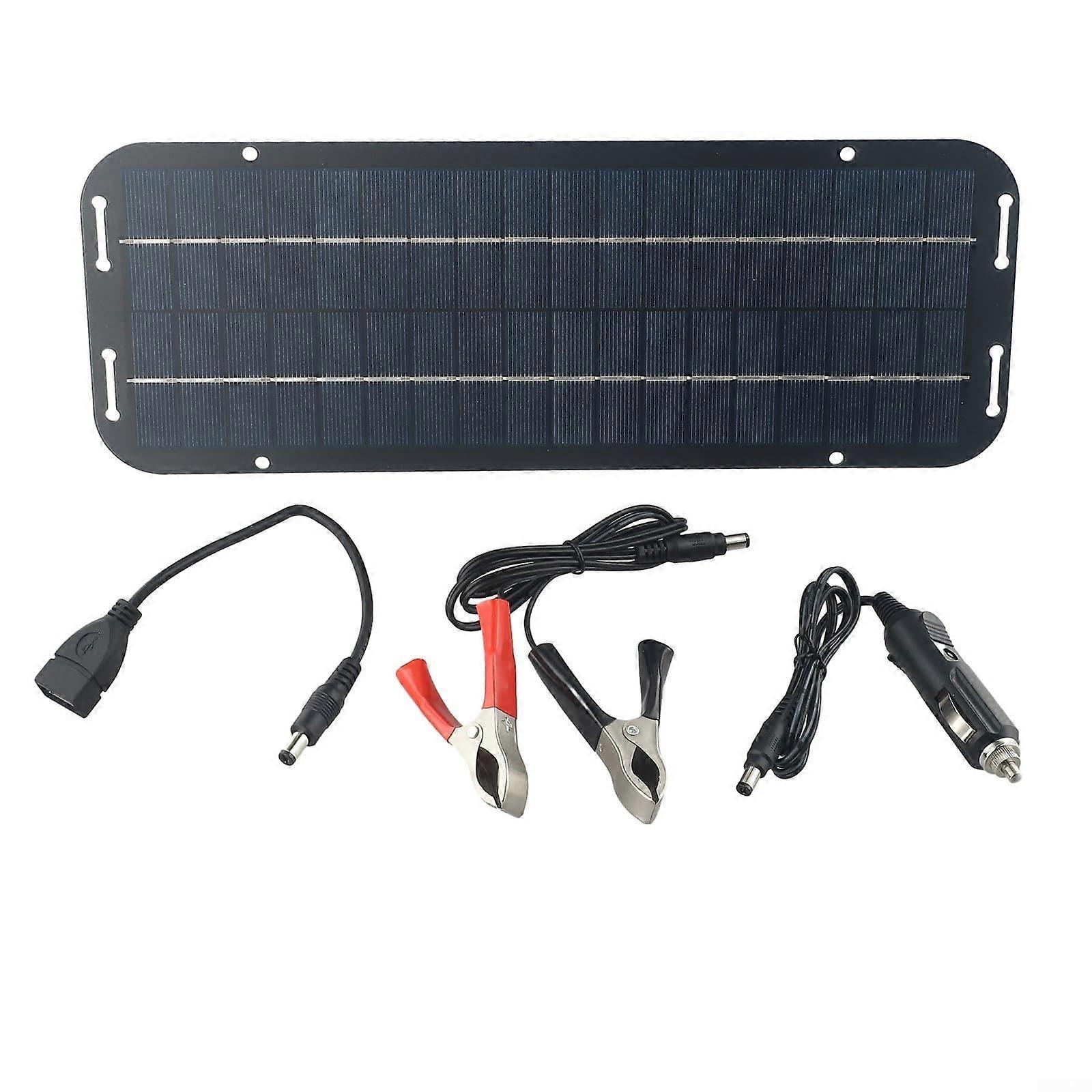 60W 12V Monocrystalline Solar Panel Charger with  Conversion Efficiency for Car Boat RV