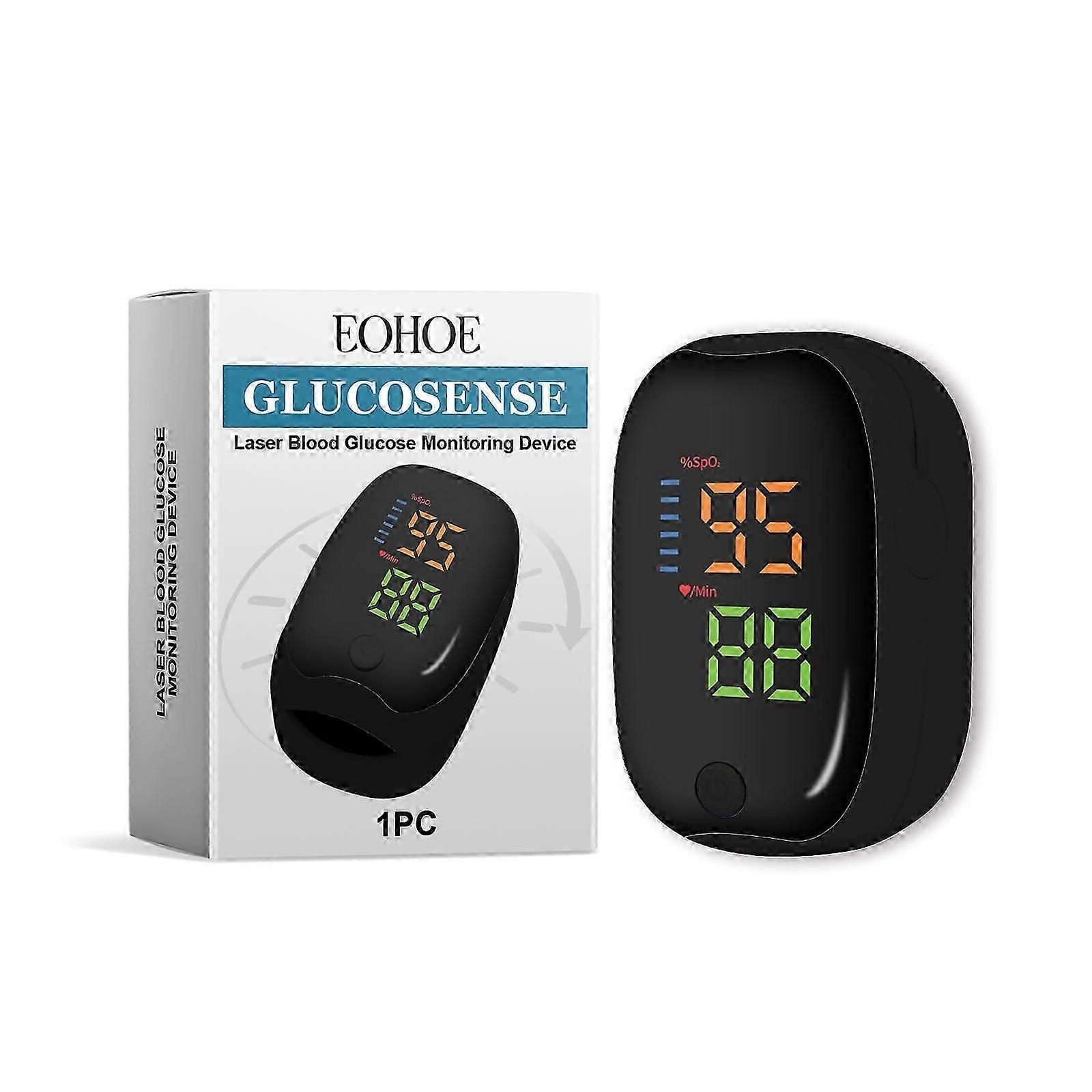 Lightweight Finger Clip Blood glucose Monitor - Portable, Easy-to-Use Digital Device for Stable Blood Sugar Management with Clear Display and Safe Dur