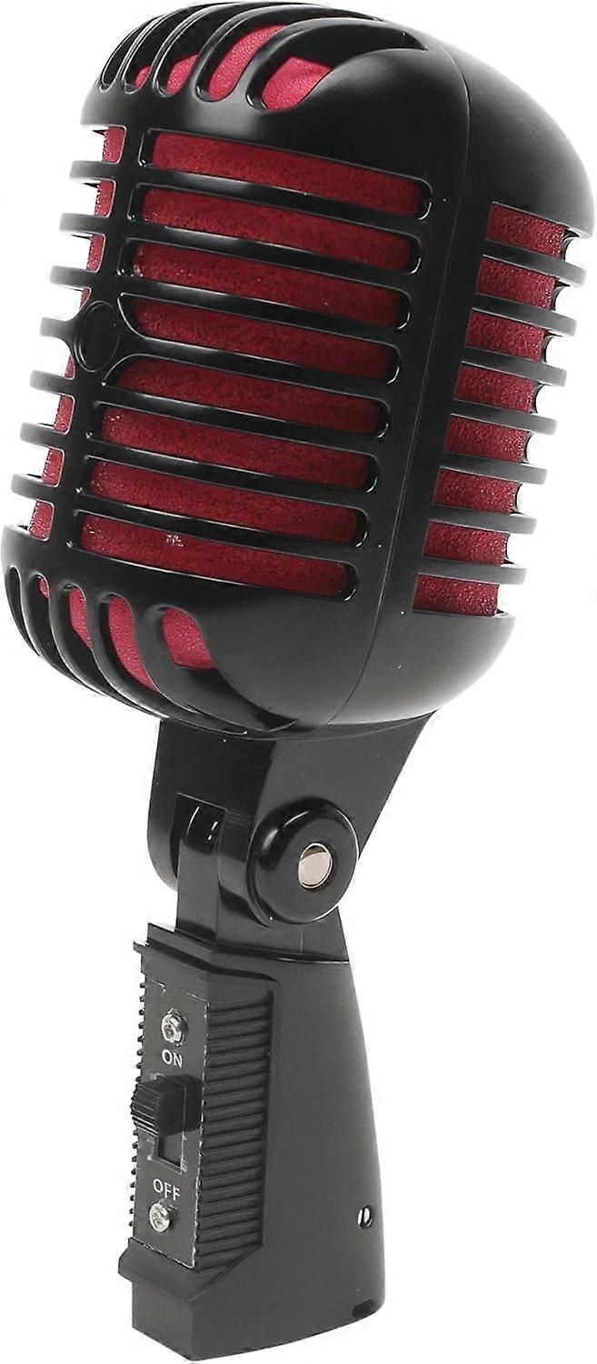 Vintage Microphone Retro Cardioid Dynamic Vocal Mic for Studio Recording and Live Performance