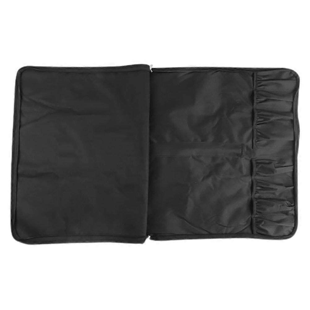 Portable Roll Bag with Strap for Outdoor 2Pcs Black