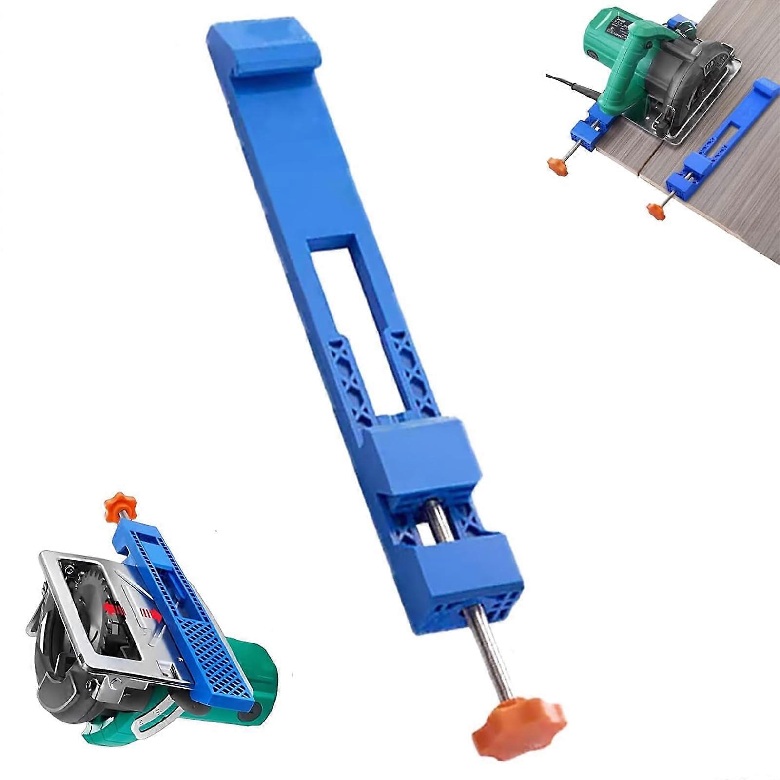 Adjustable Circular Saw Guide Rail with Precise Angle Adjustment and Bidirectional Locking for Wood and Marble