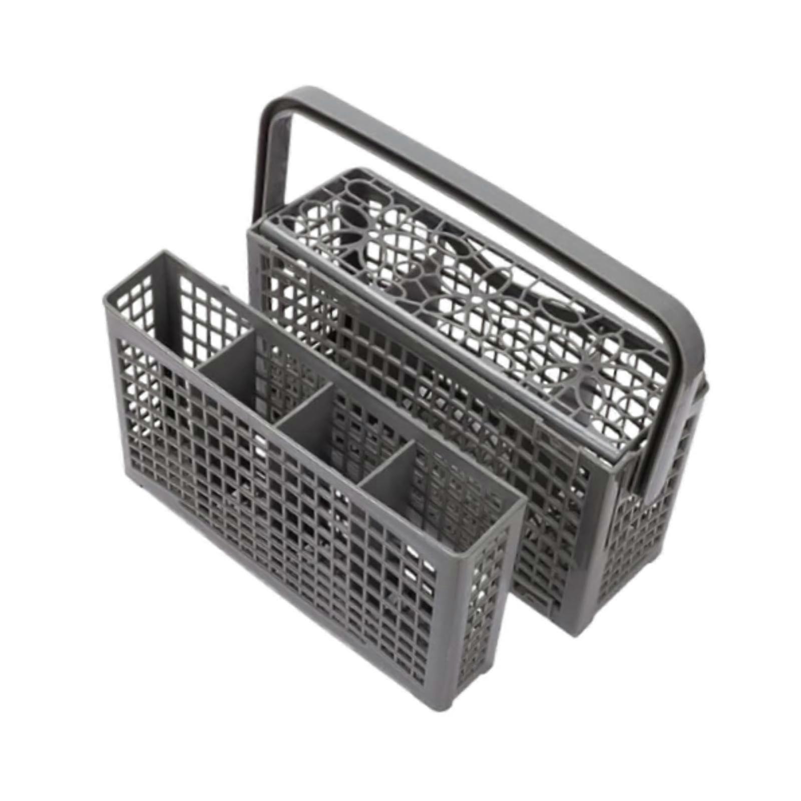Universal Dishwasher Cutlery Basket with Handle, Replacement Silverware Holder 230x130mm