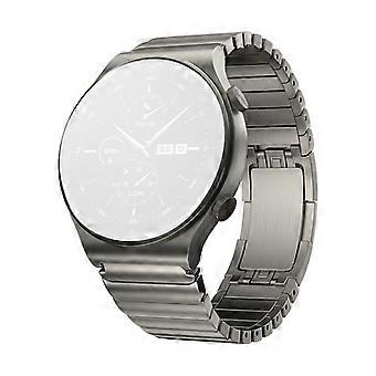 22MM Stylish Stainless Steel Watch Band Replacement Wrist Strap for Huawei Watch GT 2 Pro - Light Gr