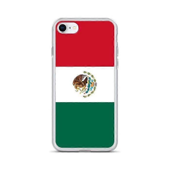 Phone Case – Mexico Flag – Compatible with iPhone 8 – Soft Case – Durable and Shockproof - Silicone - Pixelforma