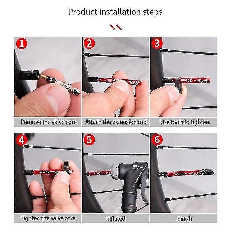 Schlauchventilverlängerung 50 mm Presta, 2er-Pack