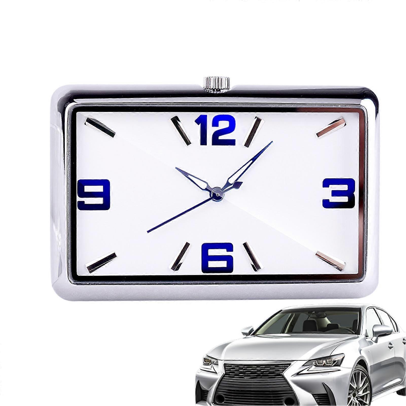 Car Air Vent Clock with Accurate Time Display, Waterproof Stainless Steel Dashboard Interior Clock